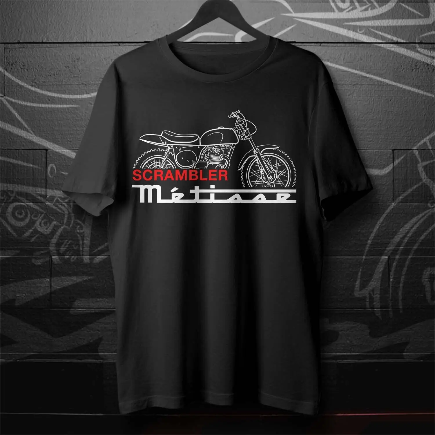 Rickman Metisse T-Shirt, Motorcycle Tee for Trident Scrambler Riders