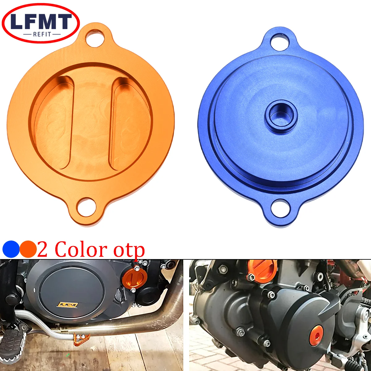 

Motorcycle engine oil filter cover plug for KTM SXF XCF EXCF XCFW excc XCW SMR FREERIDE 690-1290 Super Adventure RS