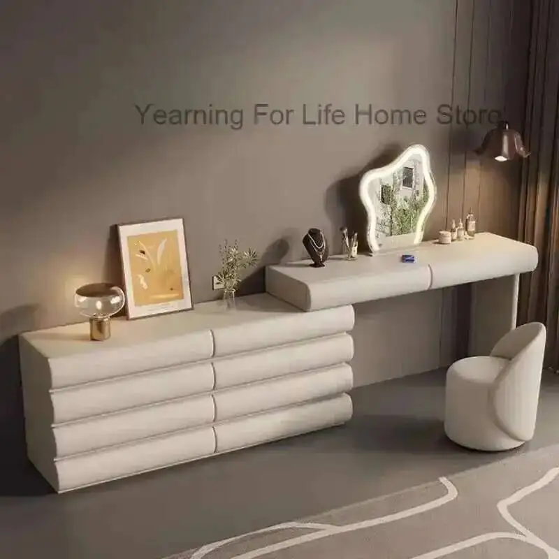 

Storage Women Dresser Modern Luxury Japanese Vanity Cabinet Drawer Dressing Table Modern Women Penteadeira Trendy Furniture