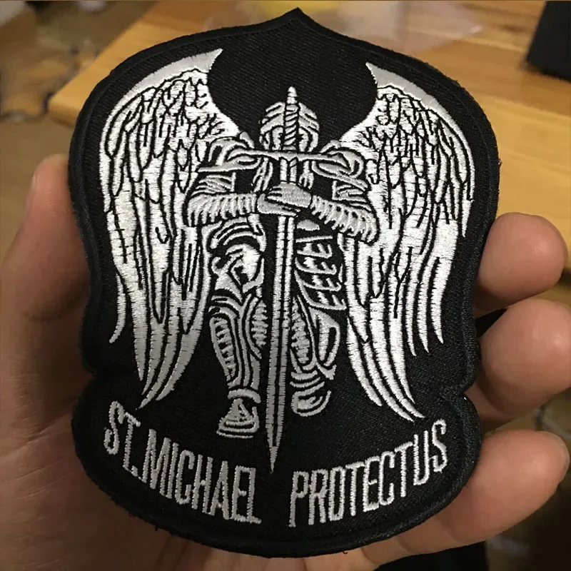 New Protects America Tactical  PATCH Wings Sword badges for clothes Backpack Hook&Loop Fastener