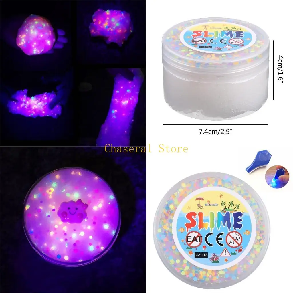 E7CE Mini Glow portable dans Dark Making Supplies Indoor for Play Bright Co