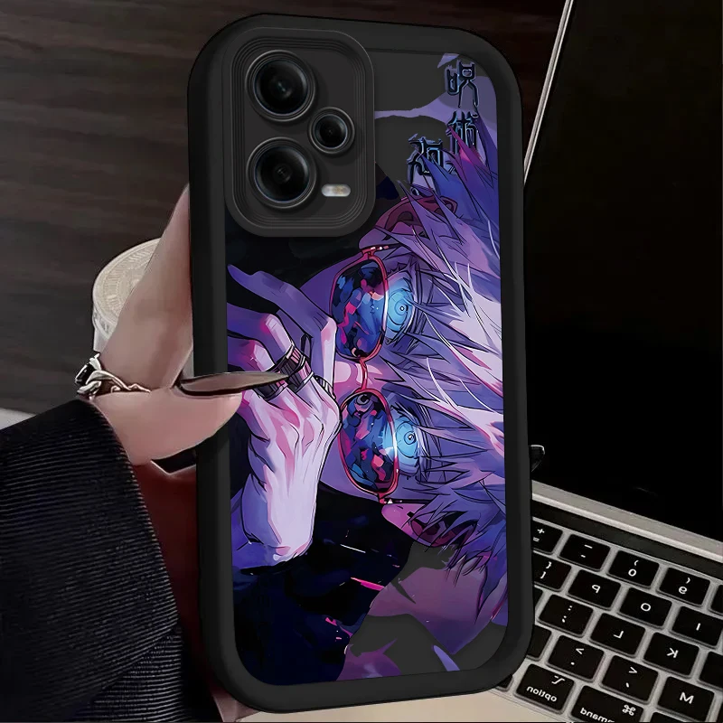 Custodia per telefono Anime Jujutsu Kaisen per Xiaomi Redmi Note 13 12 11 Pro Plus 4G 5G 12S 11S 10S 10 9 9S 8 12C 13C A3 Cover in Silicone