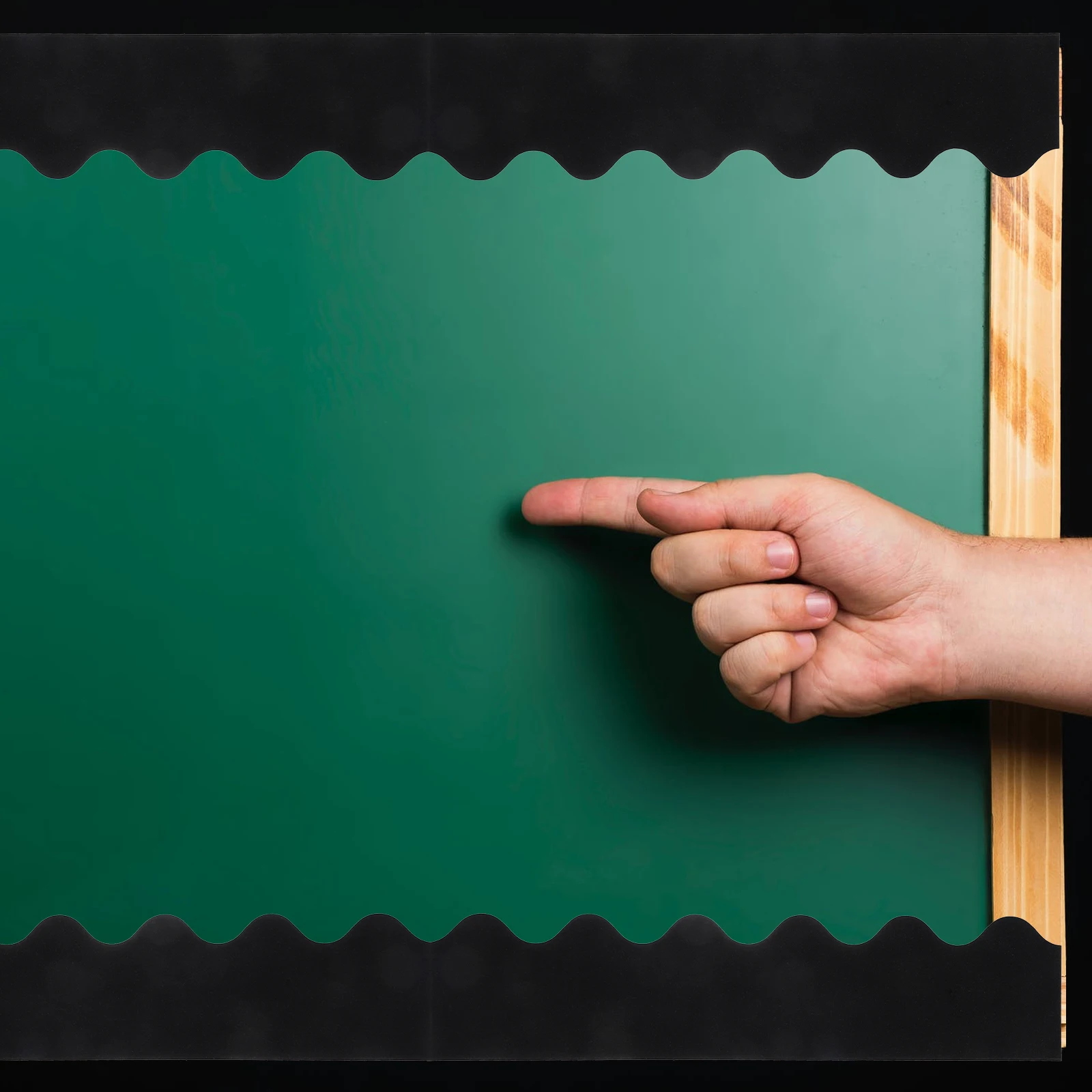 

30 Sheets Blackboard Sticker Border Trim Decorative Wear-Resistant Removable School Office Wall Decal for Classroom Bulletin