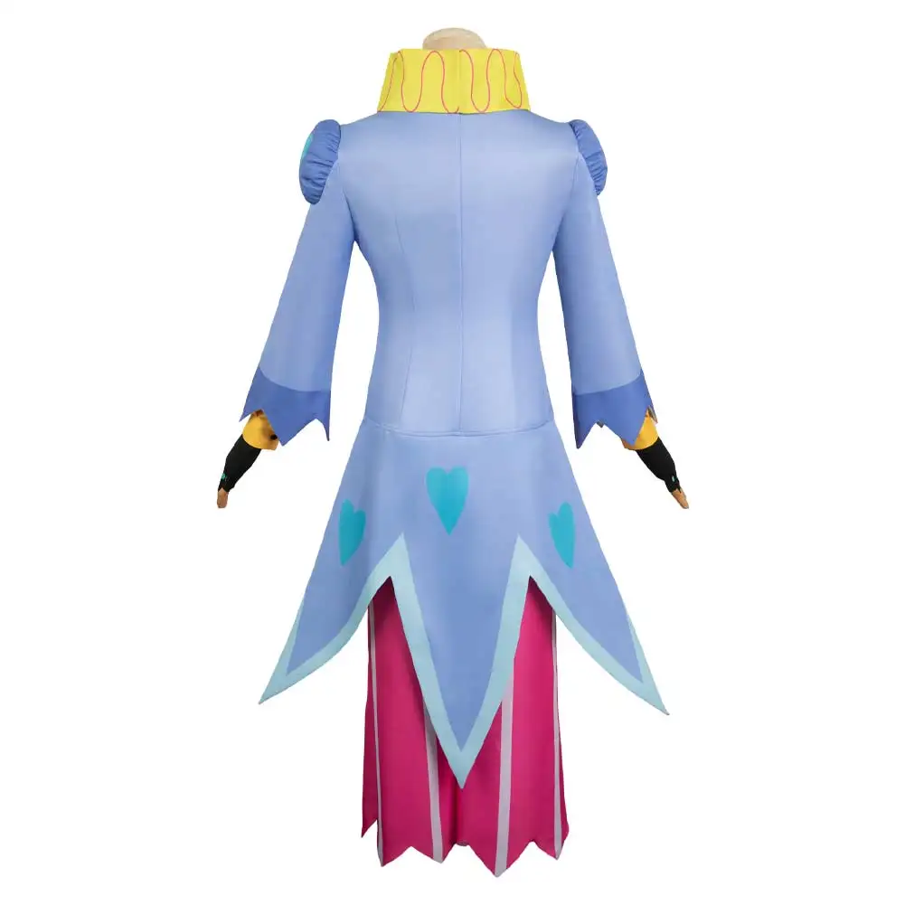 Fizzarolli Cosplay Fantasia Costume Disguise for Adult Women Jumpsuit Gloves Hat Female Roleplay Outfits Halloween Carnival Suit