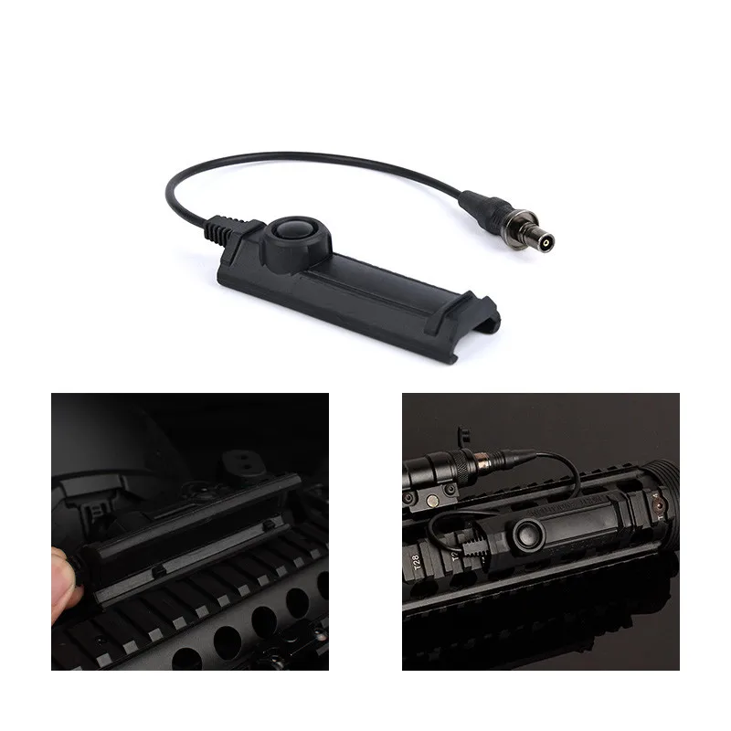 Tactical Pressure Dual Function Remote Swich SF Plug Fit SureFire M300 M600 Weapon Flashlight Constant Momentary Airsoft