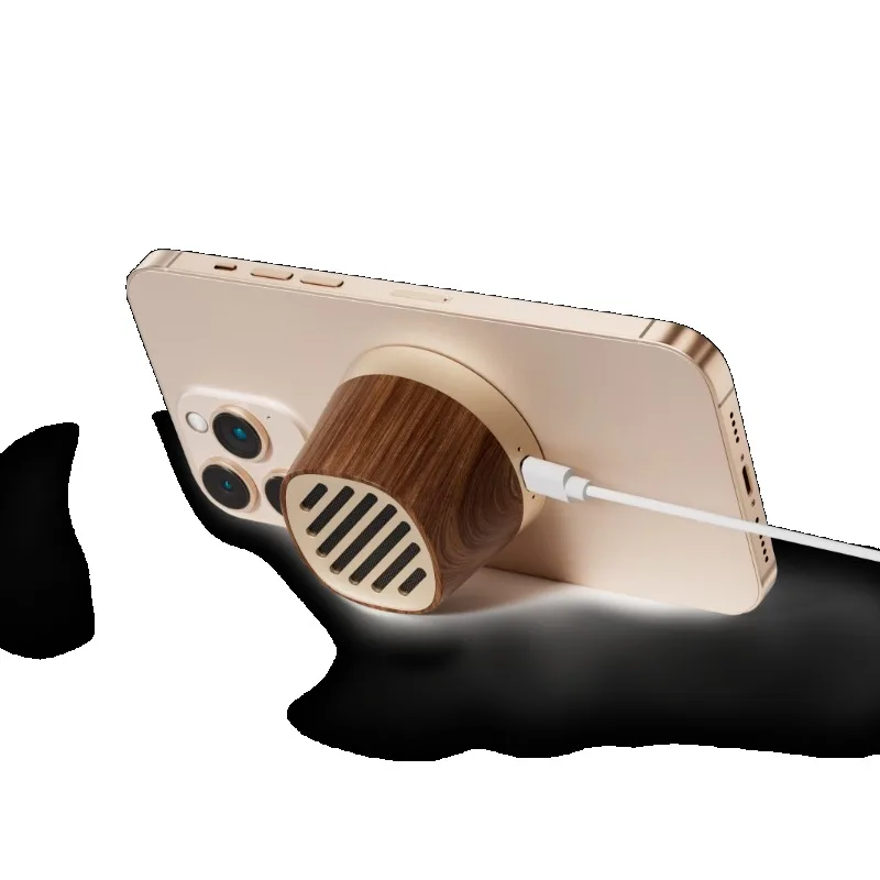 

15W Qi Wireless Charger Ultra-Portable TWS Supported Wireless Speaker Anti-Slip Phone Stand for IPhone/Android USB