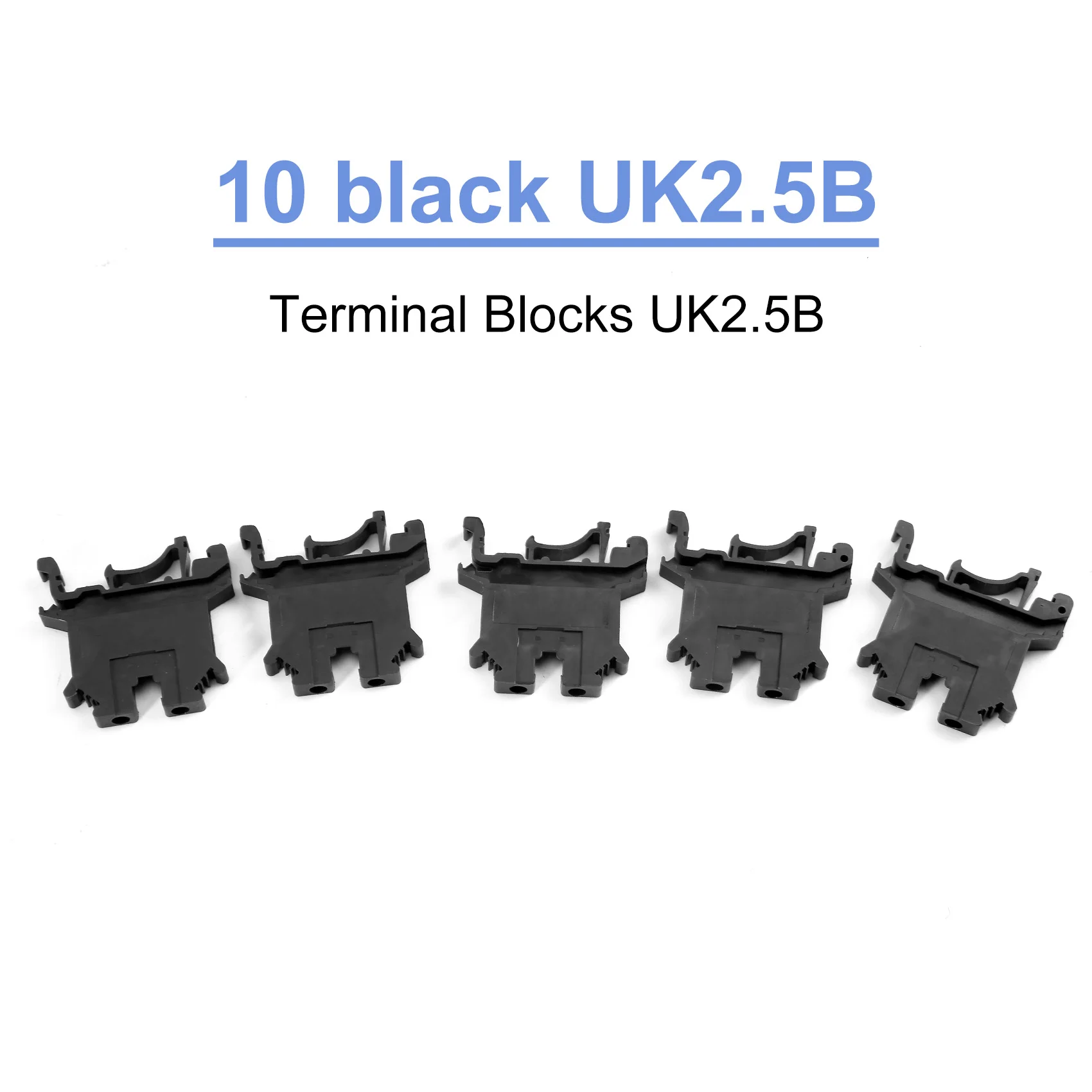 Kit de bloques de terminales de carril DIN A39M, Terminal + bloques de tierra + riel de aluminio + soportes de extremo + cubiertas de extremo + Kits de puentes