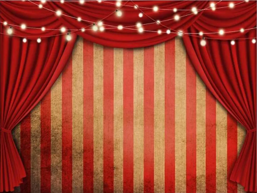 Horror Circus Halloween Giant Evil Clown Scary Grove Room birthday party photo background photography backdrop banner studio