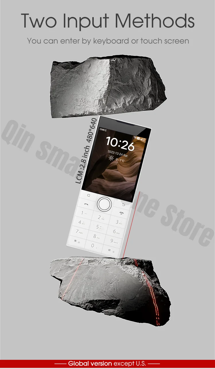 Duoqin F22 Android 11 Google Version MTK6739 1700mAh 2G 16G Mini Smart TouchScreen 4G Mobile Phone No Camera