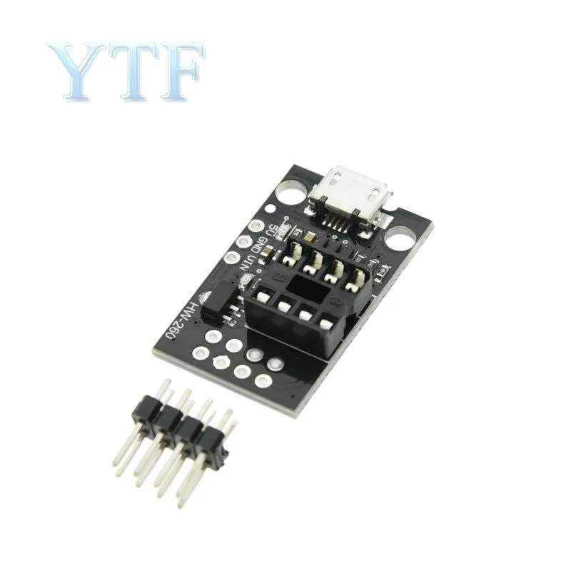 

ATtiny13A/ATtiny25 /ATtiny45/ATtiny85 Pluggable Development Programming Bare Board