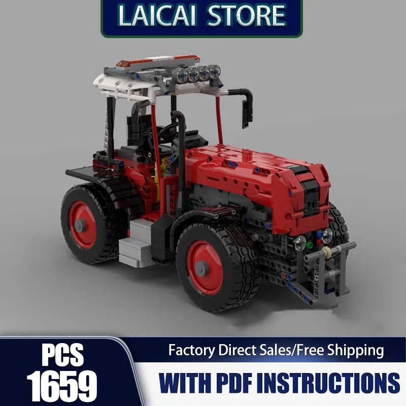 

Конструктор Urban Truck Moc: Модель швейцарского трактора SKH-150, технологичные блоки, подарки, набор для сборки знаменитой сцены, строительные игрушки