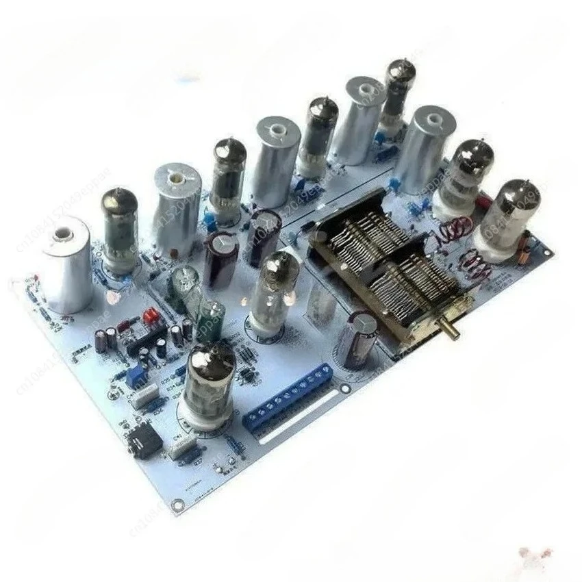 Receptor de audio estéreo Kit de bricolaje Tubo de vacío nostálgico Radio FM Inalámbrico