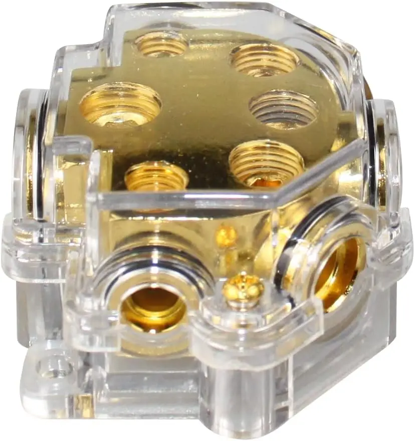 0/1 Gauge to 8X2 4X2 2X1 Gauge Power/Ground Distribution Block PD-02