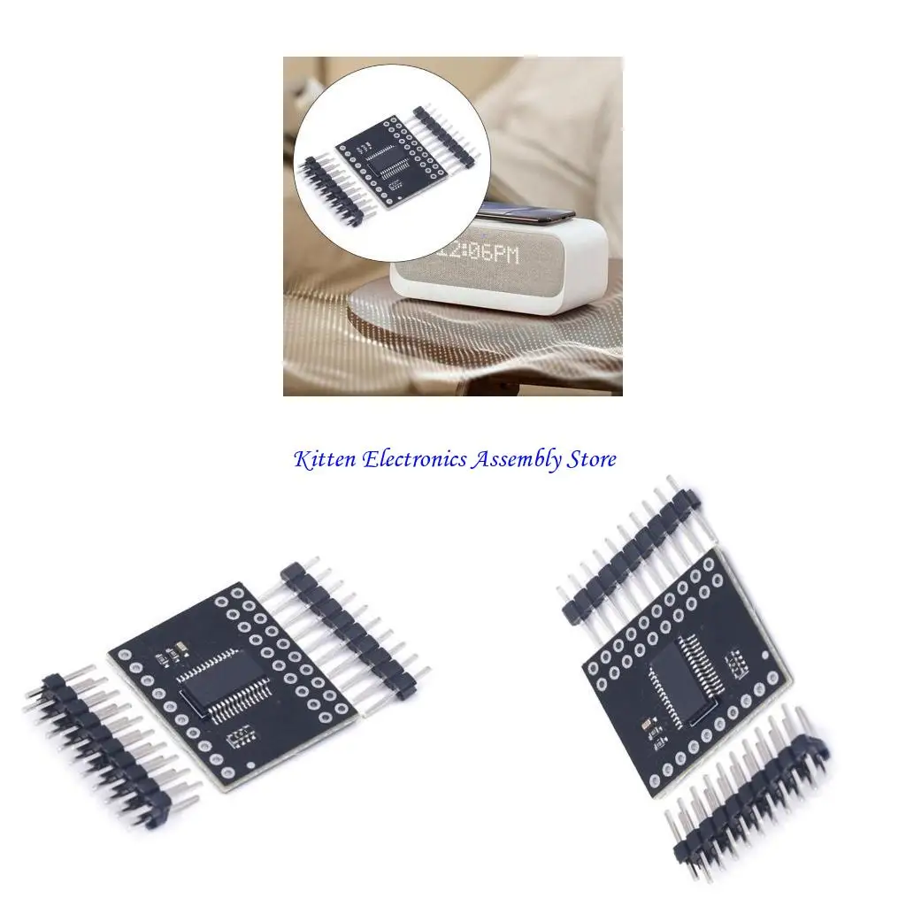 96GD MCP23017 Interfaces 16bit I/O Extension Module Pin Board IIC to GIPO Converters Power Supply Module Replacement