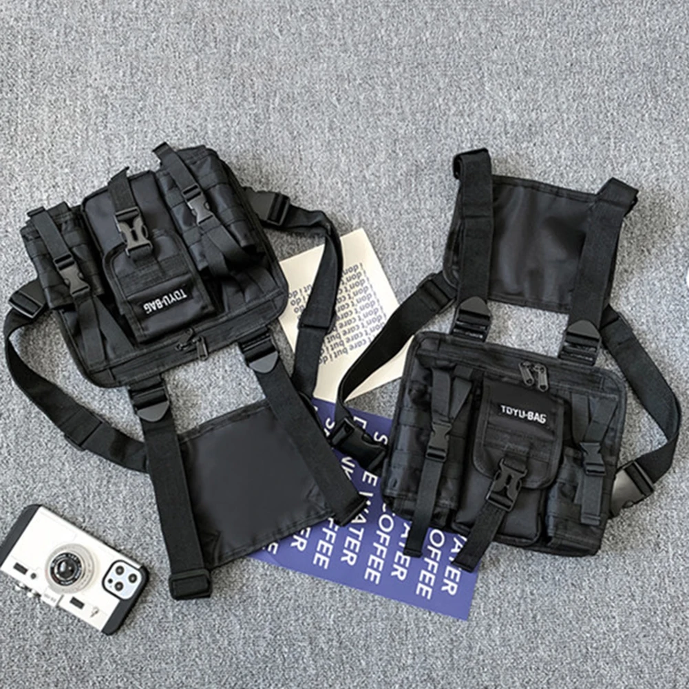 

Сумка-жилет Molle из ткани Оксфорд, регулируемая, с множеством карманов, легкая, для походов, путешествий, велоспорта