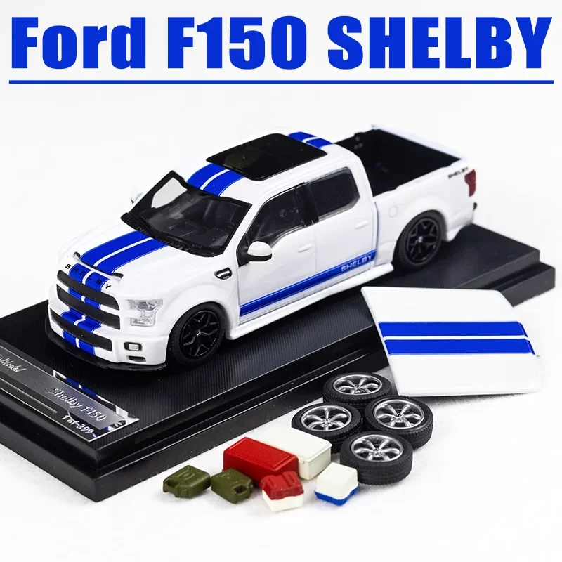 Zabawny model 1/64 Ford F150 SHELBY Alloy Toy Motor Vehicle Diecast Metal Model