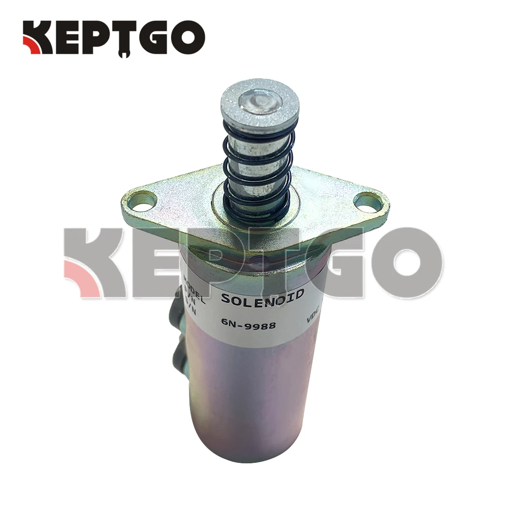 6N9988 Fuel Shutoff Solenoid For CAT 3208 Series Engines 6N-9988 12V image 2