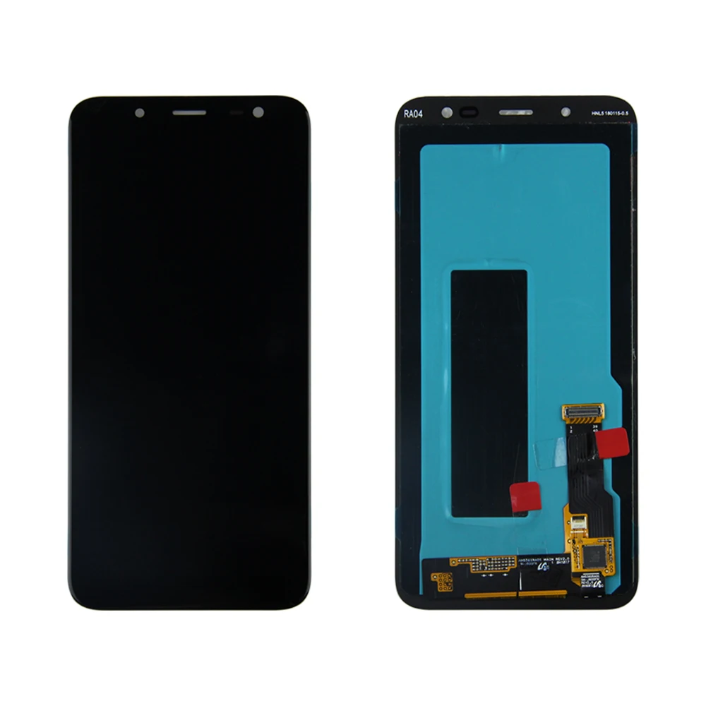 100% Original 5.6'' Super AMOLED LCD For Samsung Galaxy J6 2018 J600F J600 Display With Touch Screen Assembly Replacement Parts