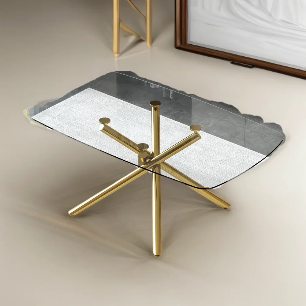 

Modern Auxiliary Coffee Dining Tables Transparent Console Outdoor Garden Table Dining Portable Kitchen Muebles Home Furniture