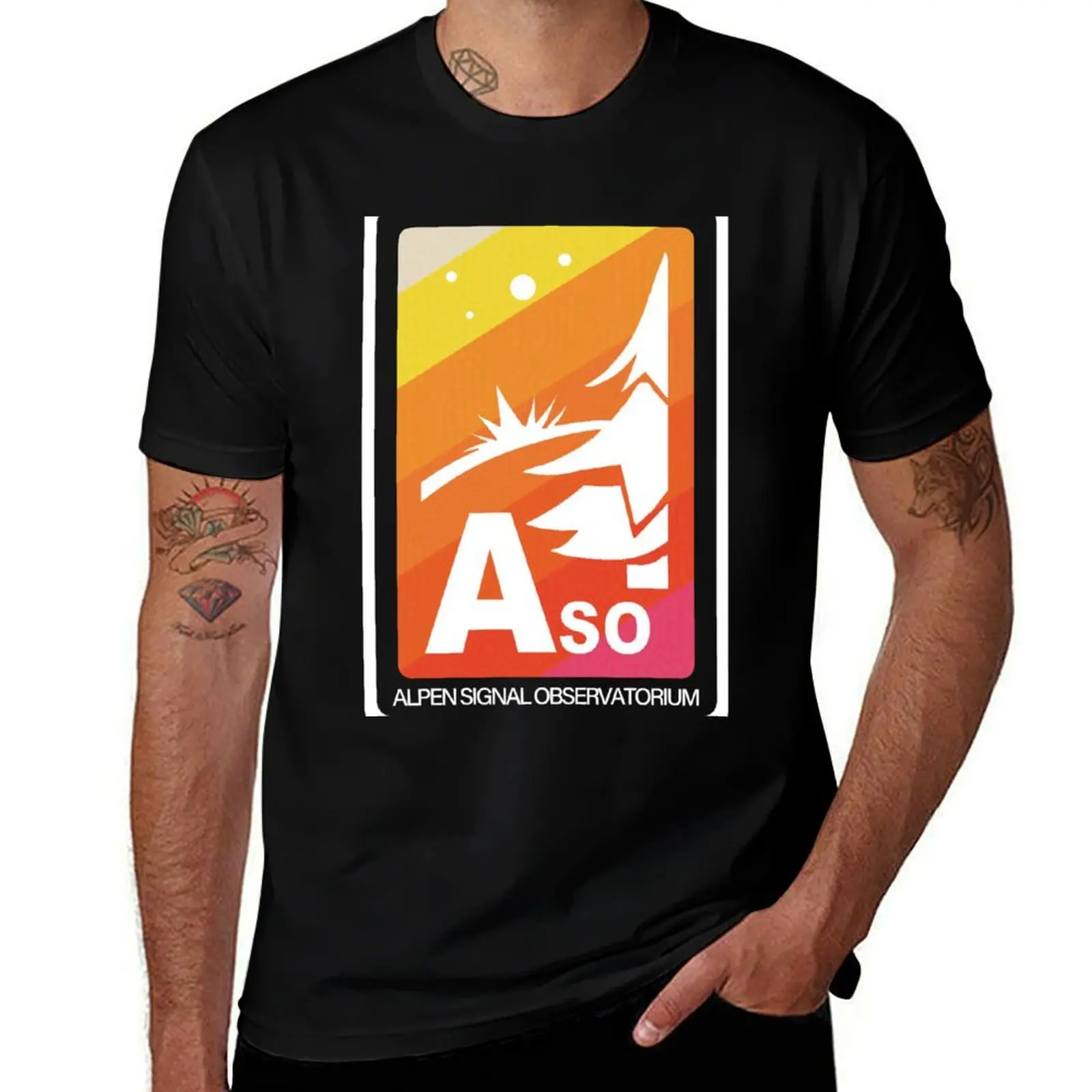 ASO (Alpen Signal Observatorium) T-Shirt High Elasticity Sports Tee Shirt T-Shirt