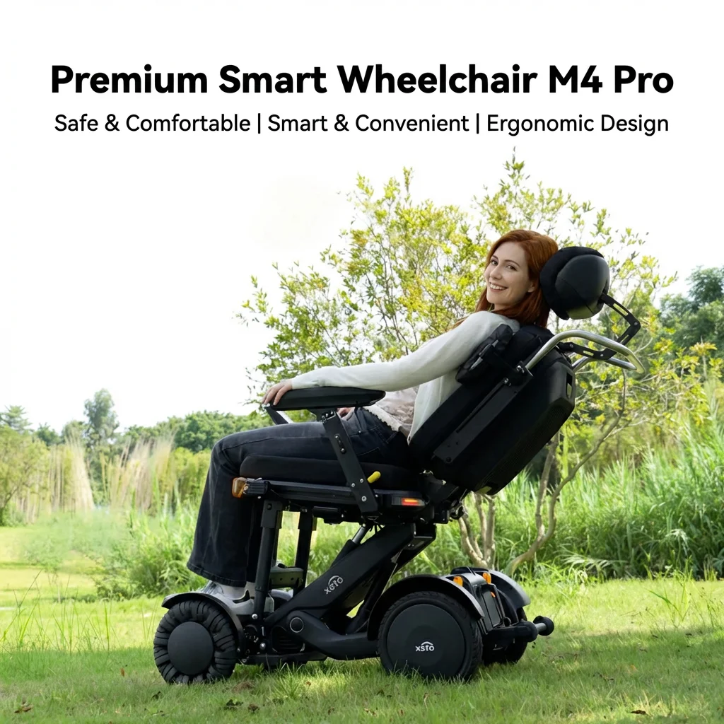 Premium Smart Mobility Scooter M4 Pro, Intelligent Foldable Personal Transport with Electric Control for Travel & Daily Use