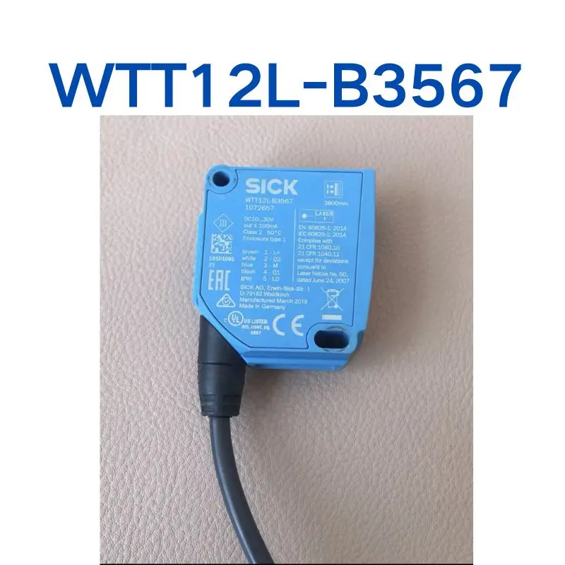 Used WTT12L-B3567 Multi task Laser Sensor tested OK, function intact