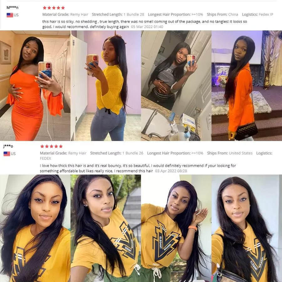 30인치 본 스트레이트 인모 번들 16A 브라질리언 생모 위브 번들 내추럴 블랙 브라질리언 인모 4피스 익스텐션