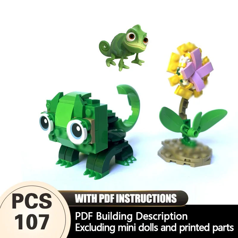 

Creators Animal Series Model MOC Building Bricks Green Frog Modular Technology Gifts Holiday Assemble Children Toys Suit