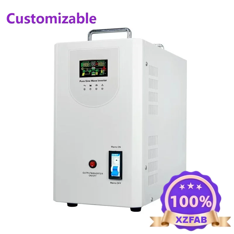 Factory Direct 2026 1000W pure sine uninterruptible power supply long delay 1 hour computer motor barrier pump external 12V