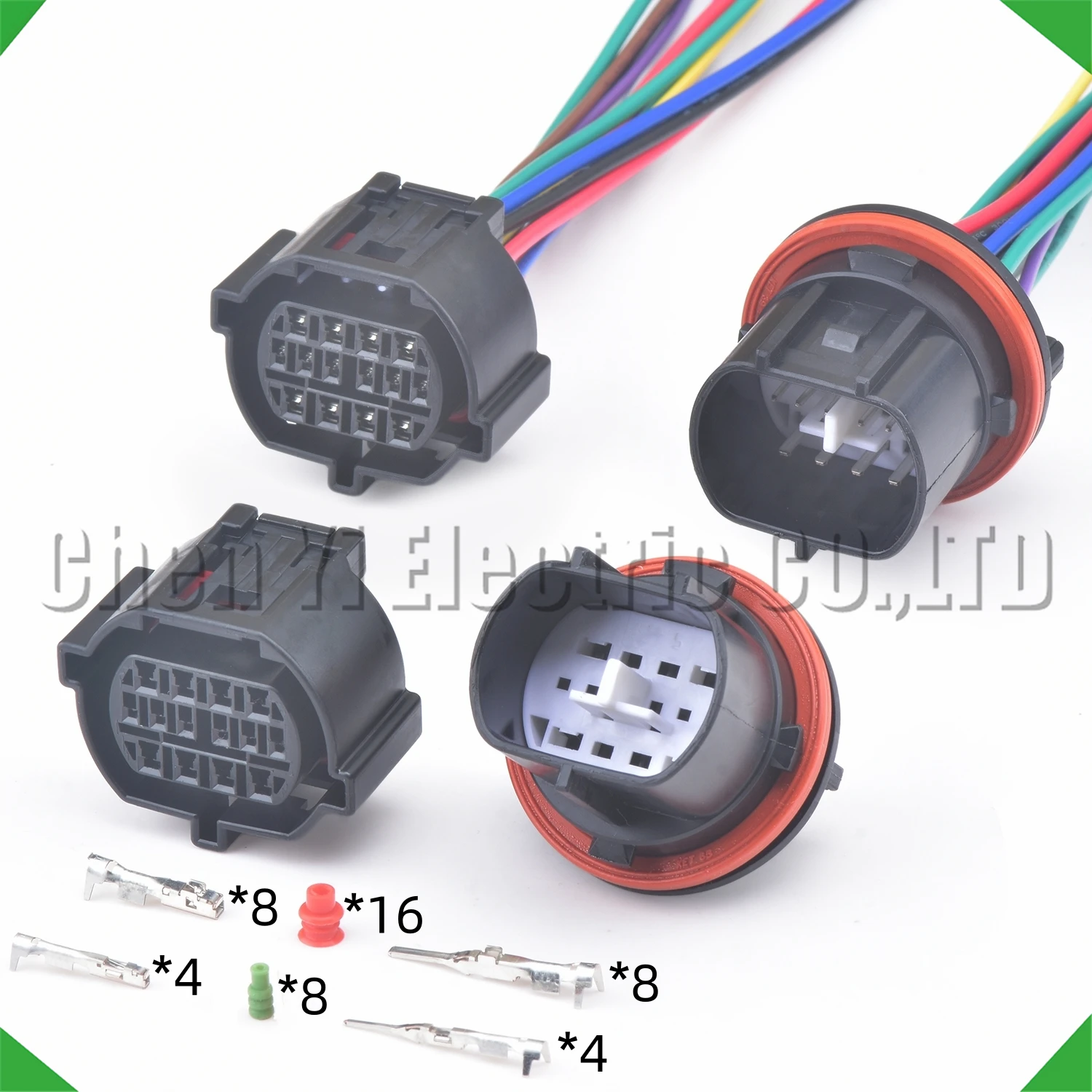 14 Pin Automotive waterproof auto connector car Headlight Headlamp Wire harness Plug MG656862 MG656862-5 For Hyundai Kia