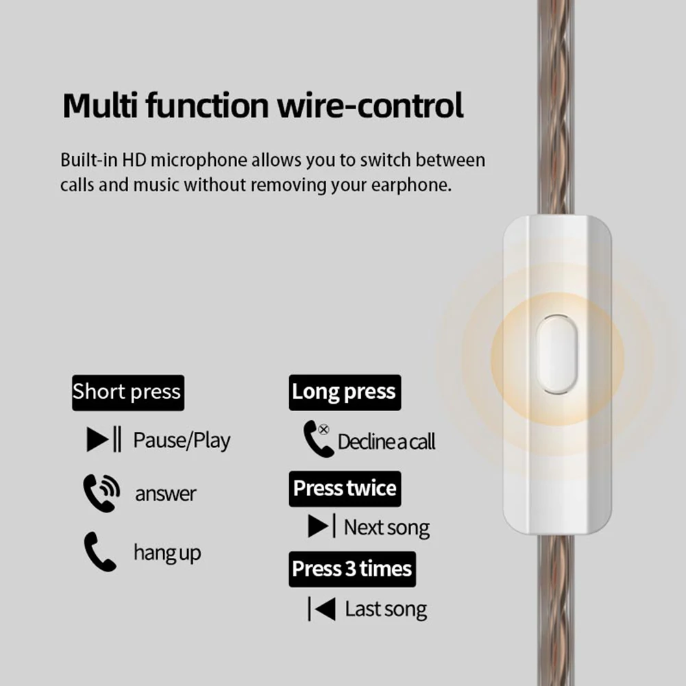 KZ-DQS في الأذن السلكية سماعات ديناميكية رصد سماعات 3.5 مللي متر التوصيل إلغاء الضوضاء باس سماعات للرياضة لعبة الموسيقى