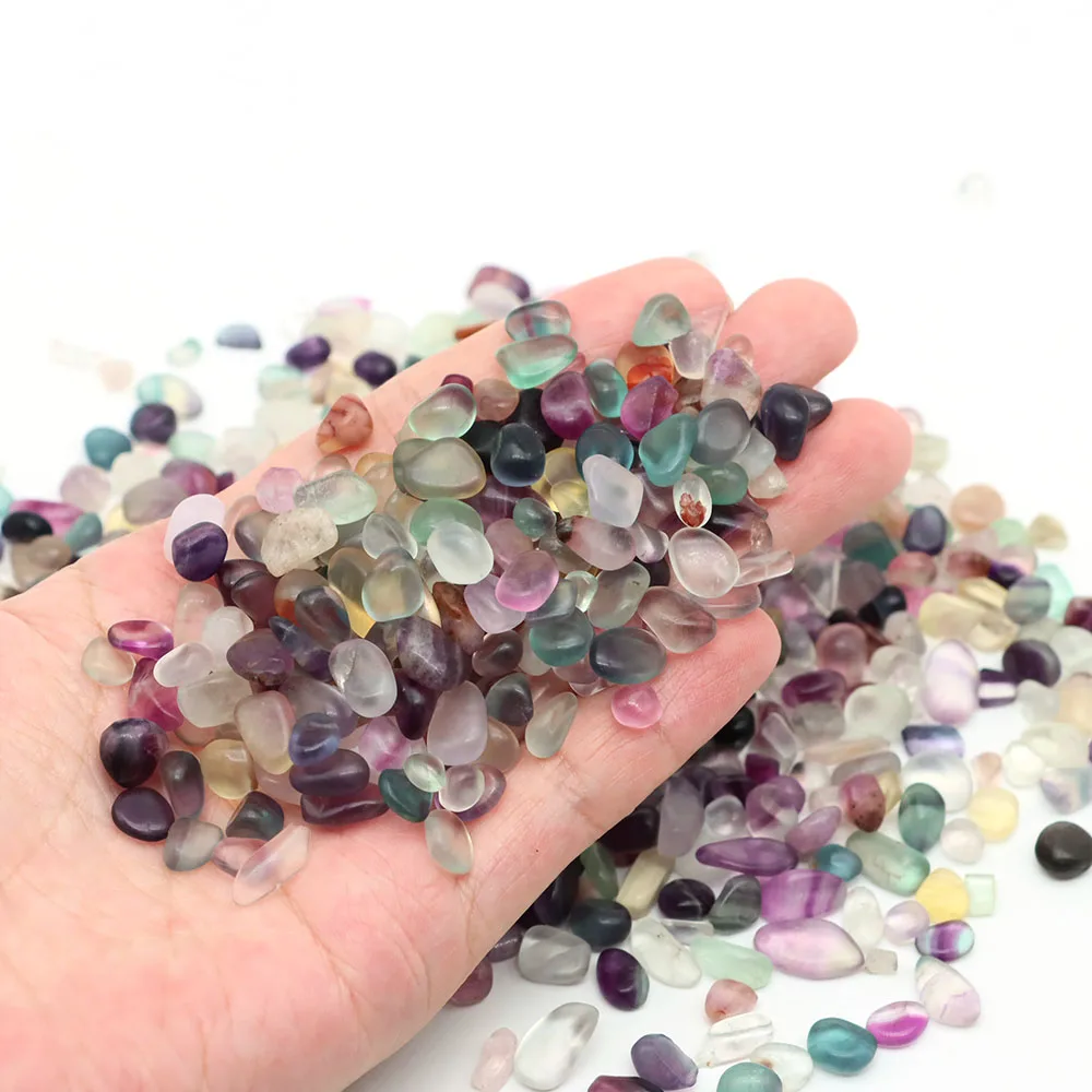Natural Stones Gravel Crystal Chip Quartz Fluorite Mineral Reiki Healing Tumbled Specimen Gemstone Fish Tank Home Aquarium Decor