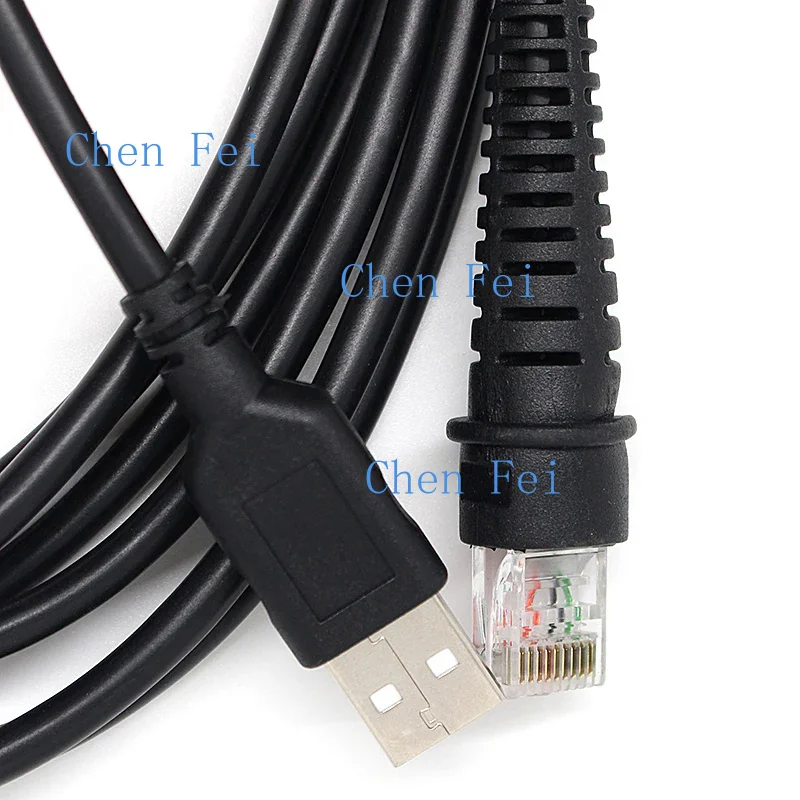 5pcs Compatible USB 3M Straight Cable for Honeywell 3800G 4600G 4820G SCanner Dada Transfer Cable