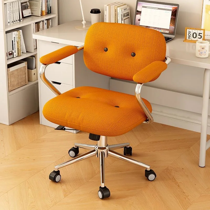 A26 Home office chair leisure chair swivel with armrests can be raised and lowered