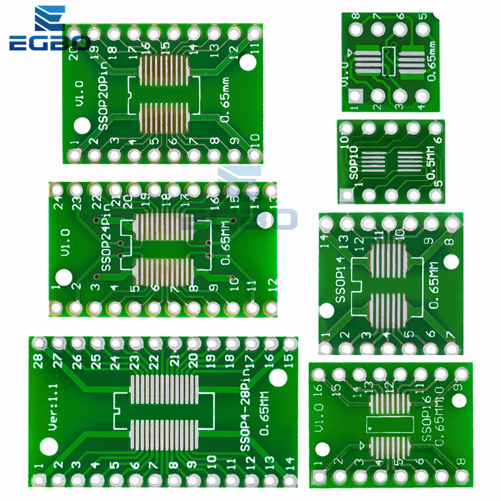 سمد بدوره إلى ديب بب مجلس عدة ، محول محول لوحة ، سوب ، مسوب ، تسسوب ، SOT23 ، 8 ، 10 ، 14 ، 16 ، 20 ، 28 ، سمت إلى ديب ، 10 قطعة #2