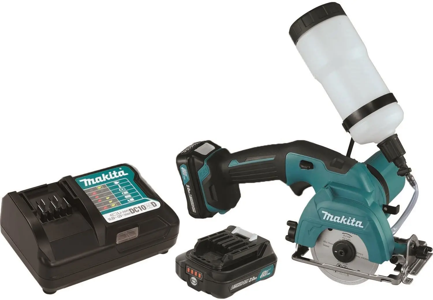 CC02R1 12V MAX CXT Lithium-Ion Cordless Tile/Glass Saw Kit, 3-3/8