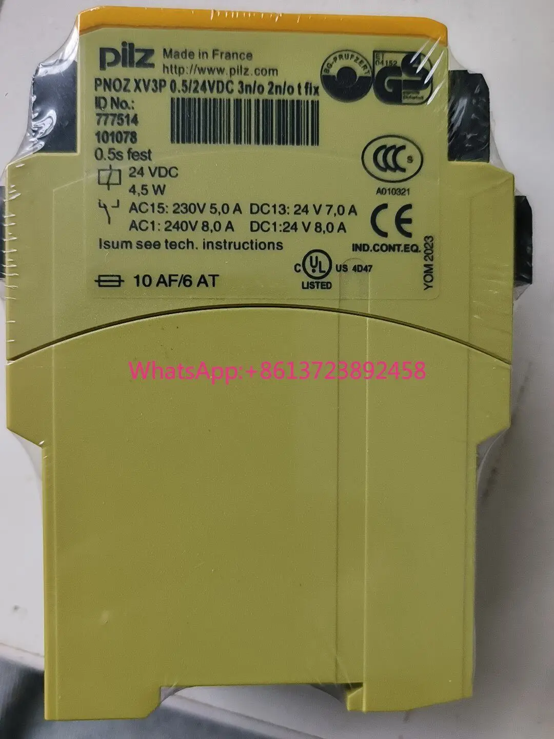

Pilz safety relay PNOZ XV3P in stock