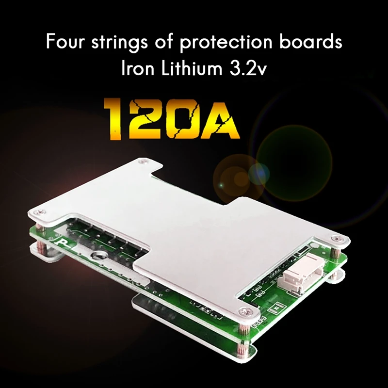 4S Lithium Battery Protection Board 12.8V 120A BMS Lithium Iron Phosphate Battery Charger Protection Board For Lifepo4