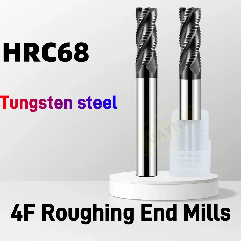 

4 фрезы для грубого торца 4 мм 5 6 8 10 12 14 16 20 мм Твердосплавный инструмент Латунь Ticn для фрезы из нержавеющей стали