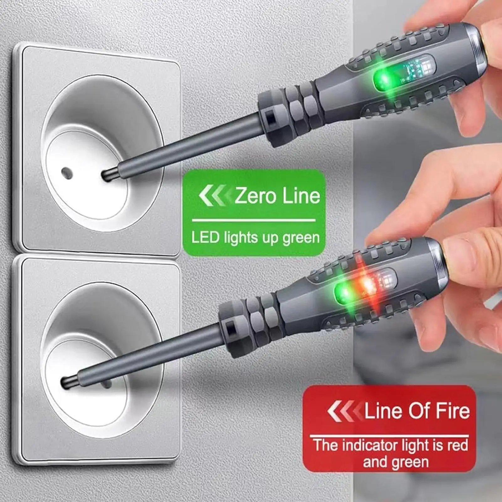 Screwdriver Electricity Detector 2-in-1 Voltage Test Pen Torque Magnetic Screwdriver Wire Tester Electrical Current Test Tool