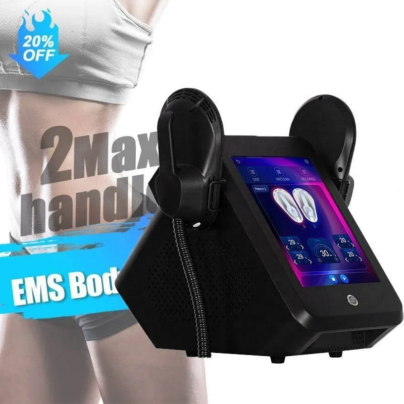 

Усовершенствованный аппарат EMS Myoslim HIEMT: профессиональный прибор для электромагнитной стимуляции мышц, высокочастотной вибрации и сжигания жира.