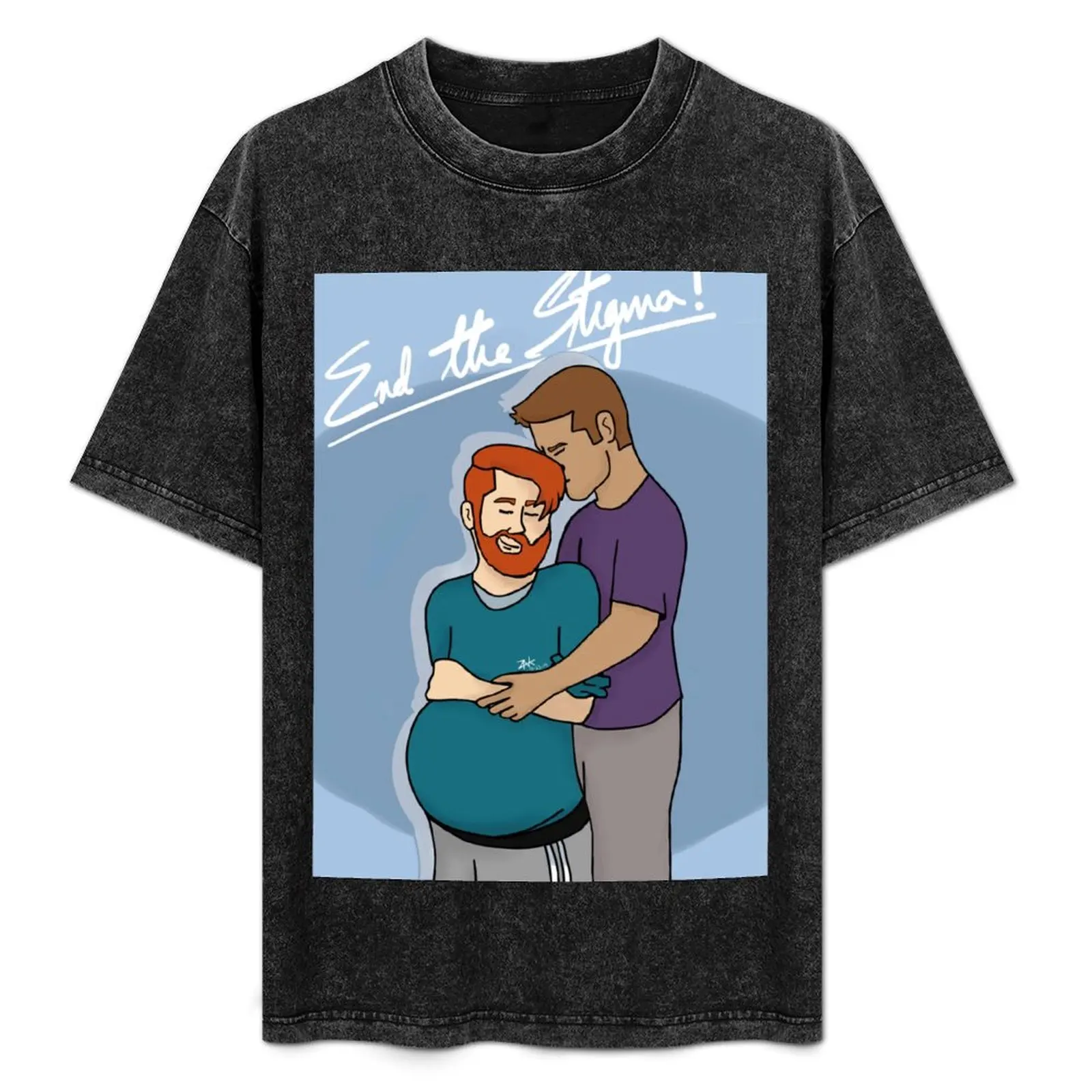 

End the Stigma (With Wording) T-Shirt Street Style Casual Tee Shirt