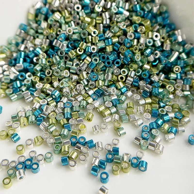 Neue DB-Perlen 1,3 x 1,6 mm, 1000 Stück, 11/0, metallische Bronzefarbe, japanische lose Glasperlen für Schmuckherstellung, DIY-Nähzubehör – Detail 4