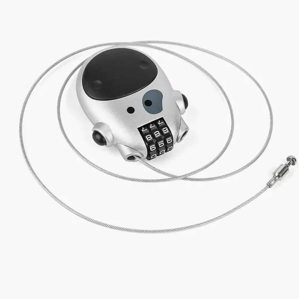 Retractable Motorcycle Cable Lock Anti-Theft Steel Wire Combination Lock Flexible Cable Password Lock Motorcycles Accessories