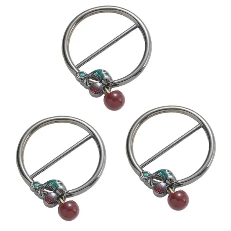 

195E 3pack Round Shirt Buttoned Fastener Metal Buttons Jeans Waist Buttons Suitable for Various Clothing Styles