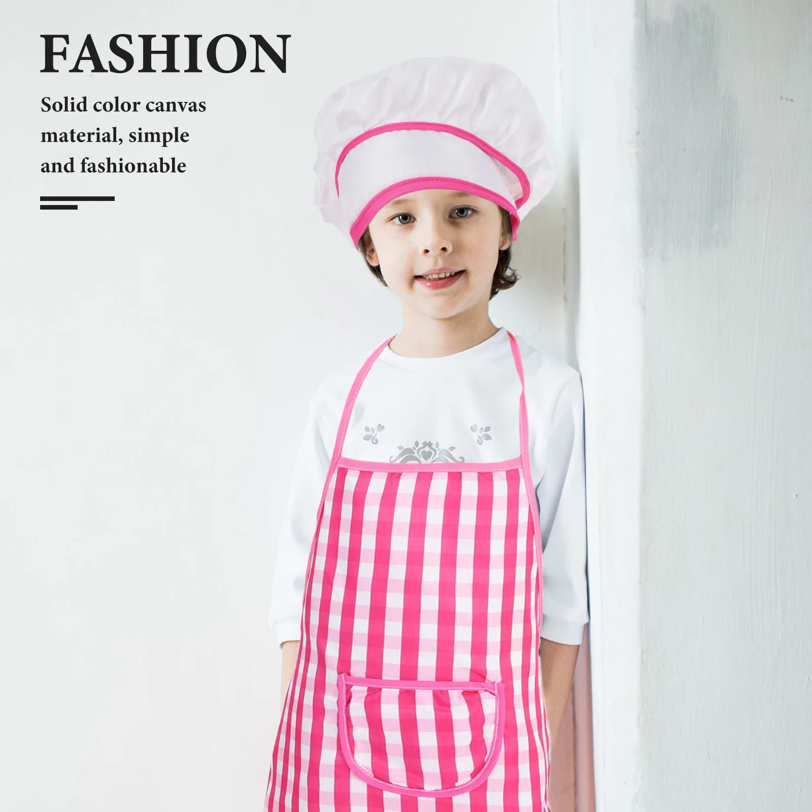 

Kids Baking Kitchen Tools Cooking Child Apron Hat Fun Pretend Play Supplies Childrens Party Favor for kids