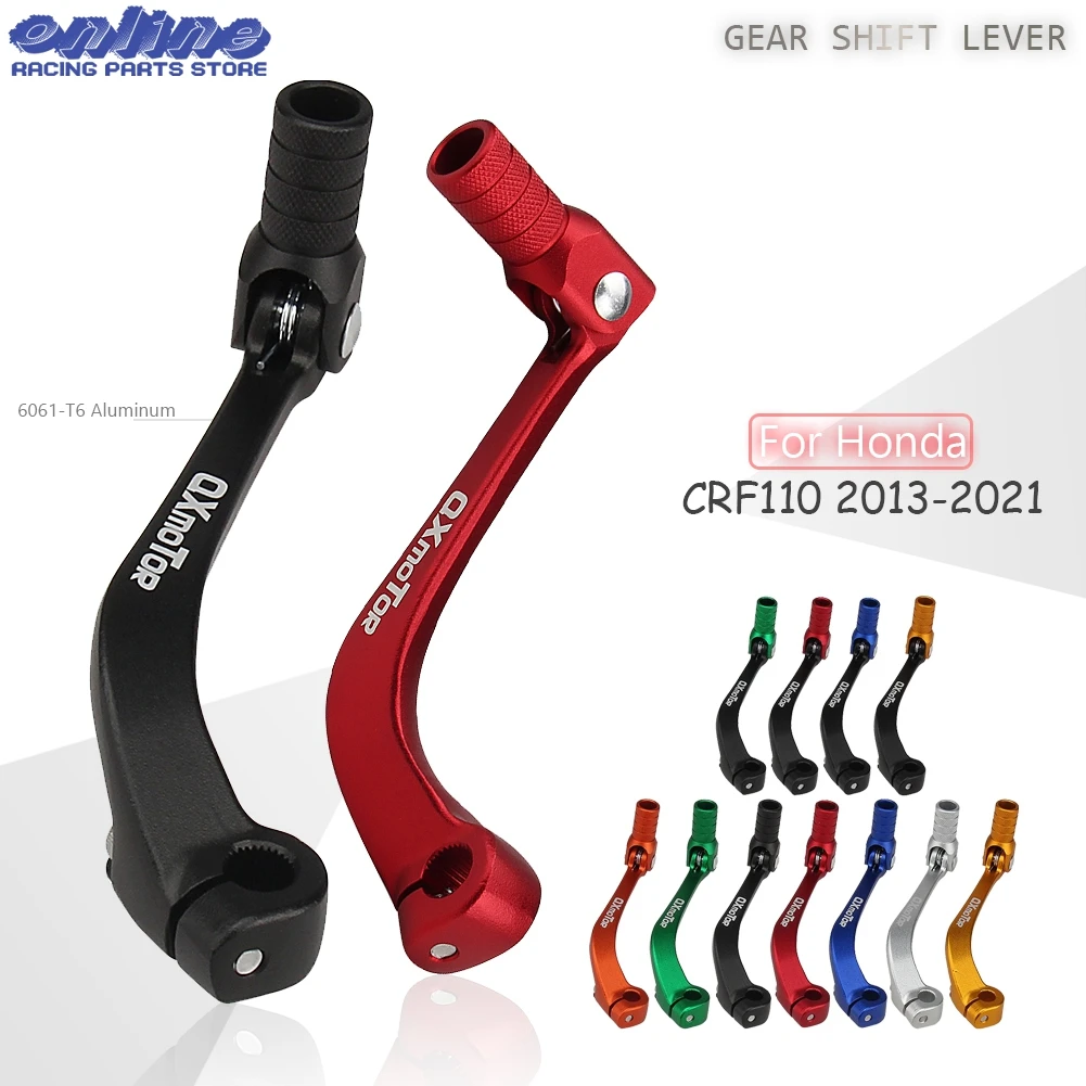 

Folding CNC Aluminum Gear Shift Lever Gear Shift Lever For CRF110 CRF 110 2013 2021 ATV Dirt Pit Bikes Gear Lever Motorcycle