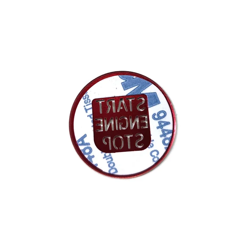 Car One Key Start Engine Stop Button Sequins Decoration Cover Stickers For BMW 3 Series G20 G28 2020-2021 Interior Accessories