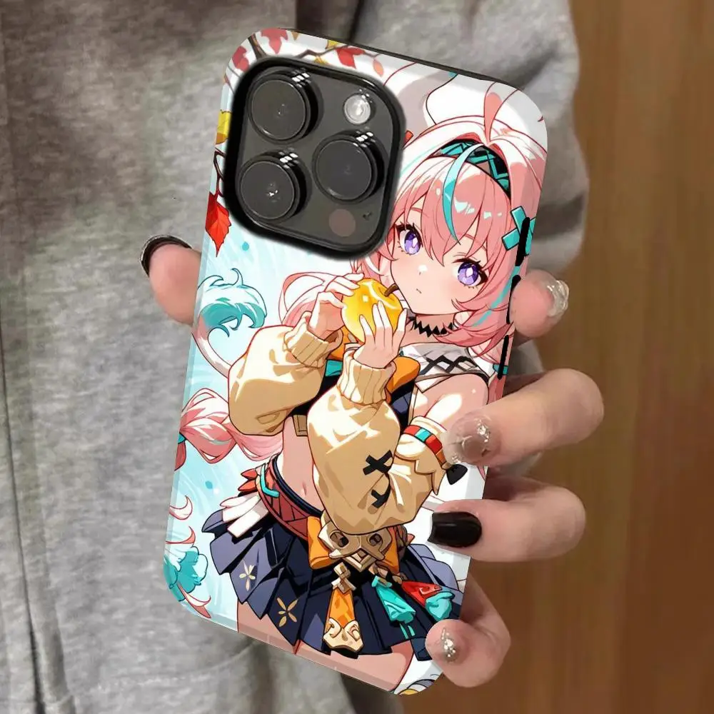 

varesa genshin Phone Case Double-layered 2-in-1 Film Case For IPhone 16 15 Promax 14 13 Pro 12 11 plus Samsung S25 24 23 Covers