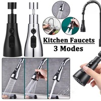 3 Modes Kitchen Sink Pull Down Faucet Spray Head 360° Swivel Pull Out Spray Nozzle Replacement Part shower head Tap Spray Spout